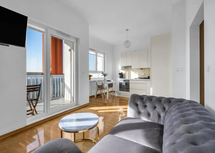 Wola 14Th Floor Studio - Parking & Balcony - By Rentujemy